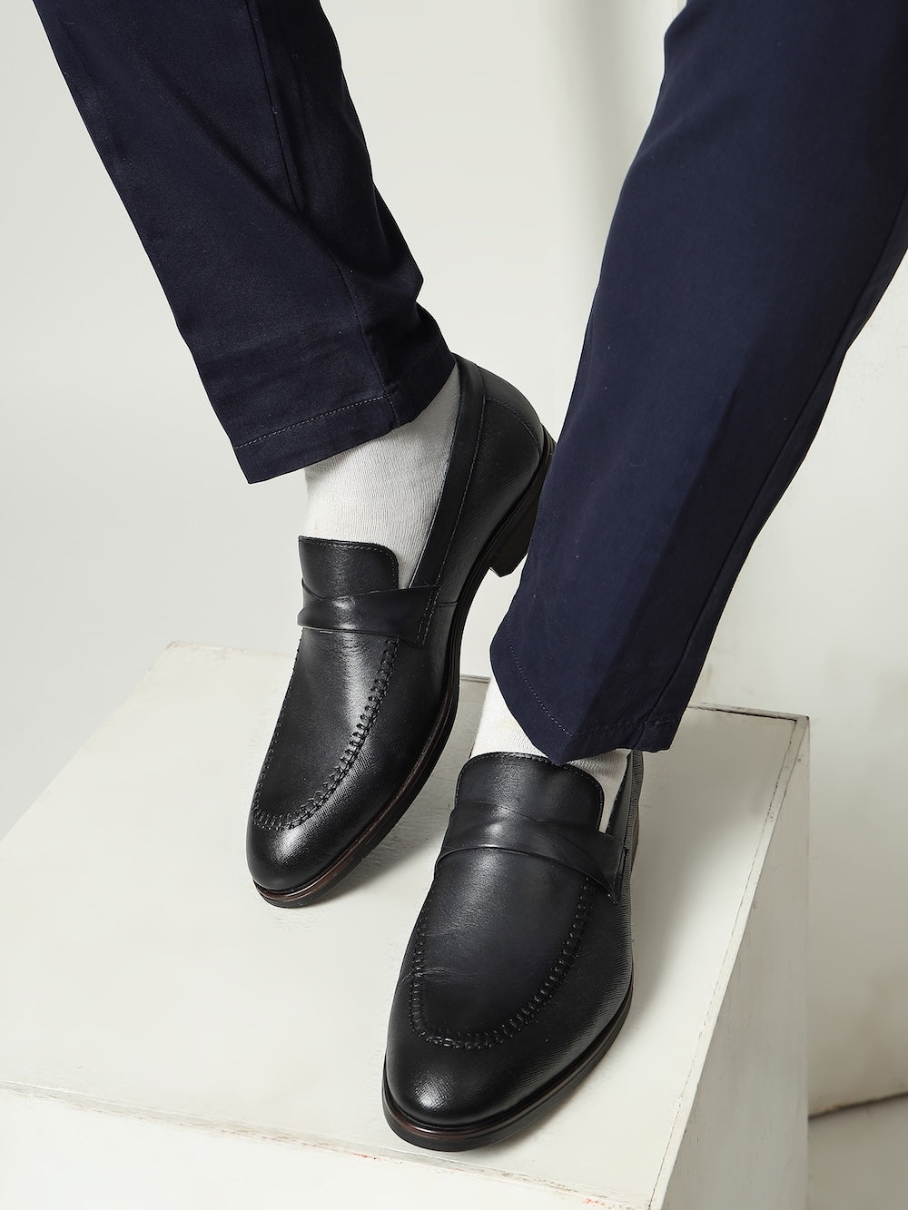 New York Navy Loafers