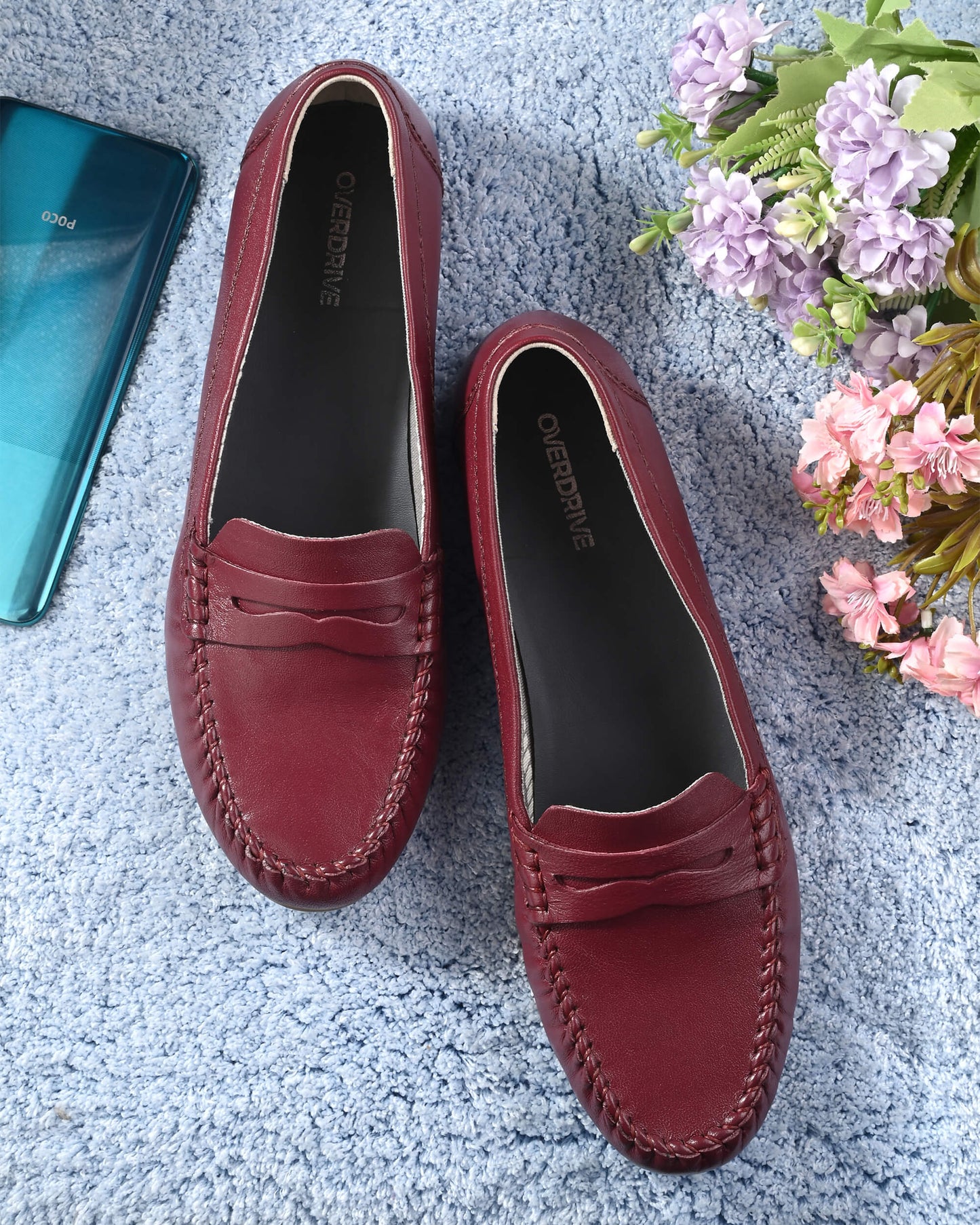 Ellis Maroon Moccasin