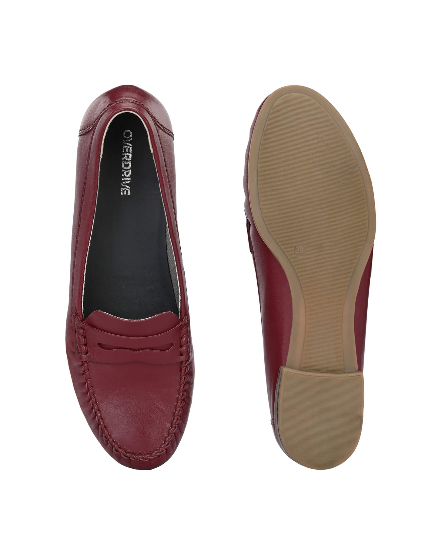 Ellis Maroon Moccasin