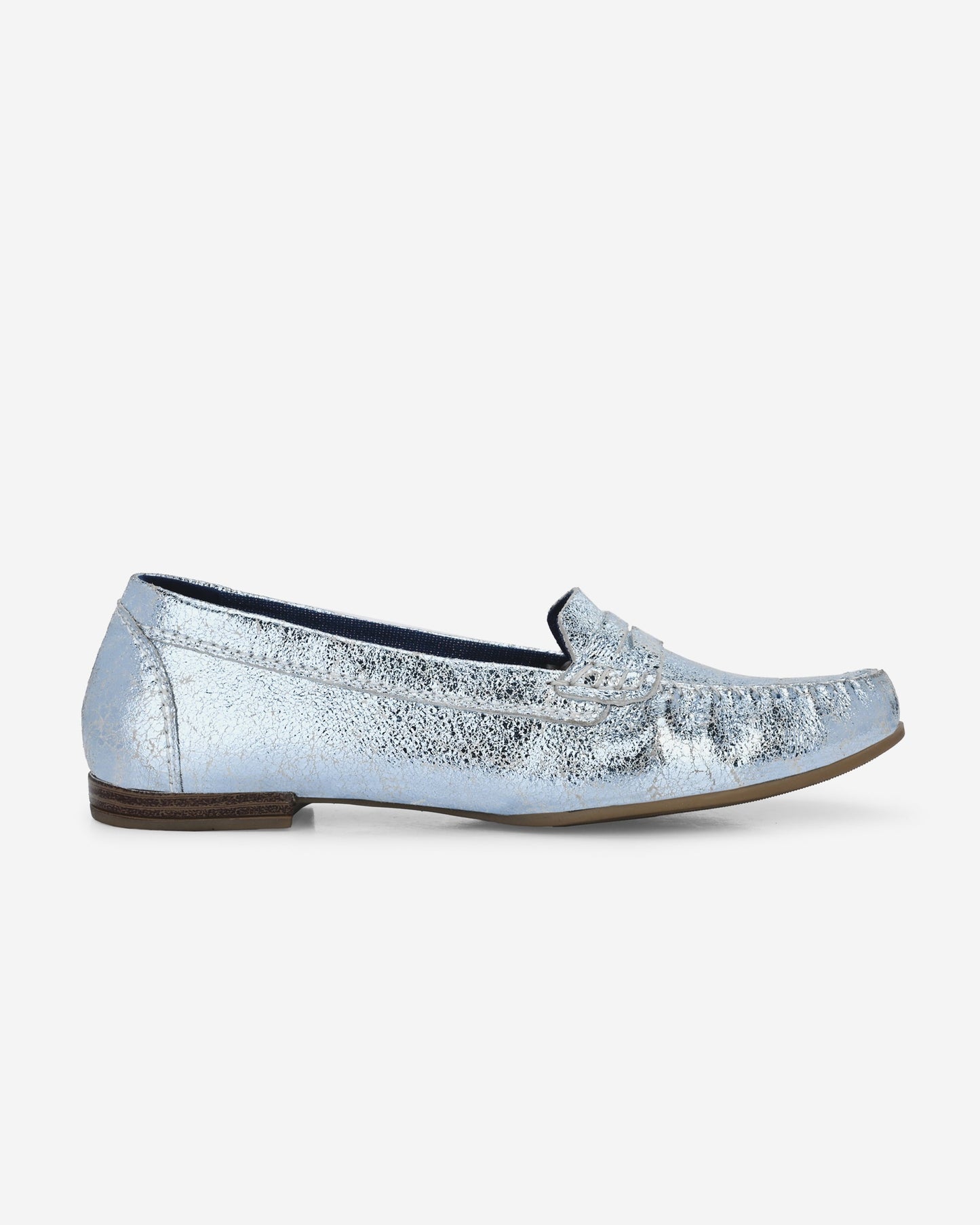 Ellis Silver Moccasin