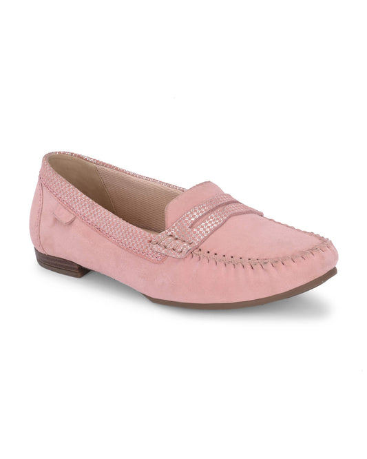 Diva Strawberry Leather Moccasin