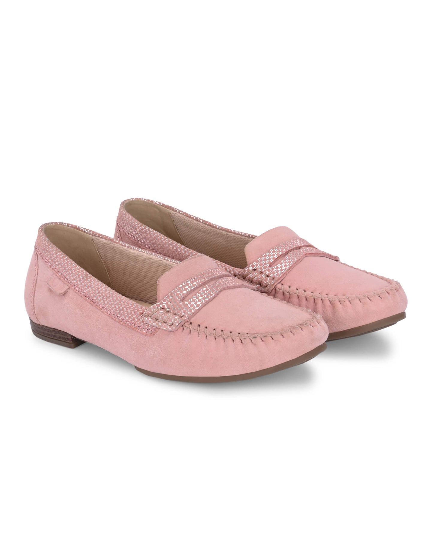 Diva Strawberry Leather Moccasin