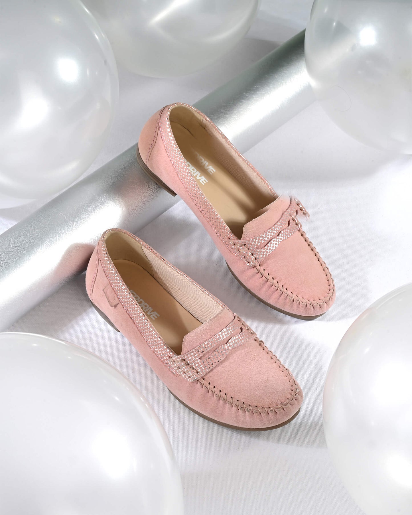 Diva Strawberry Leather Moccasin