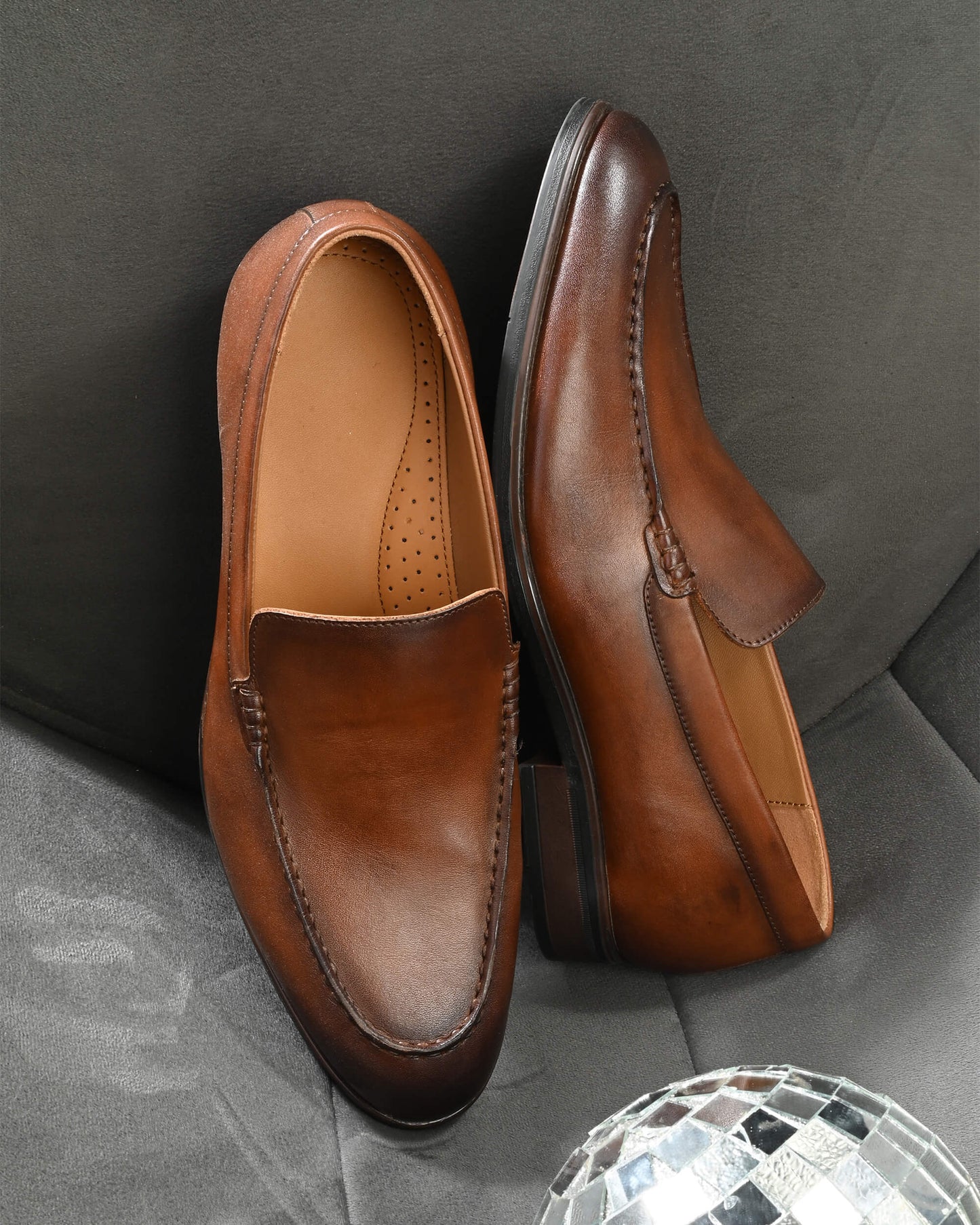 Mumbai Tan Loafers