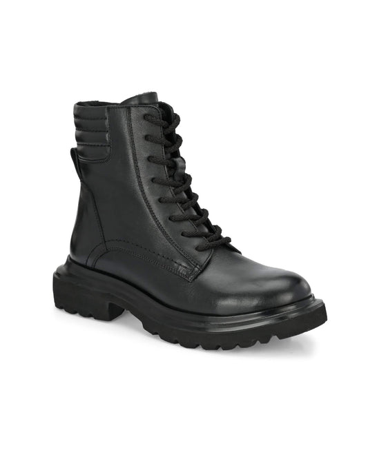 Avani Black Leather Boot