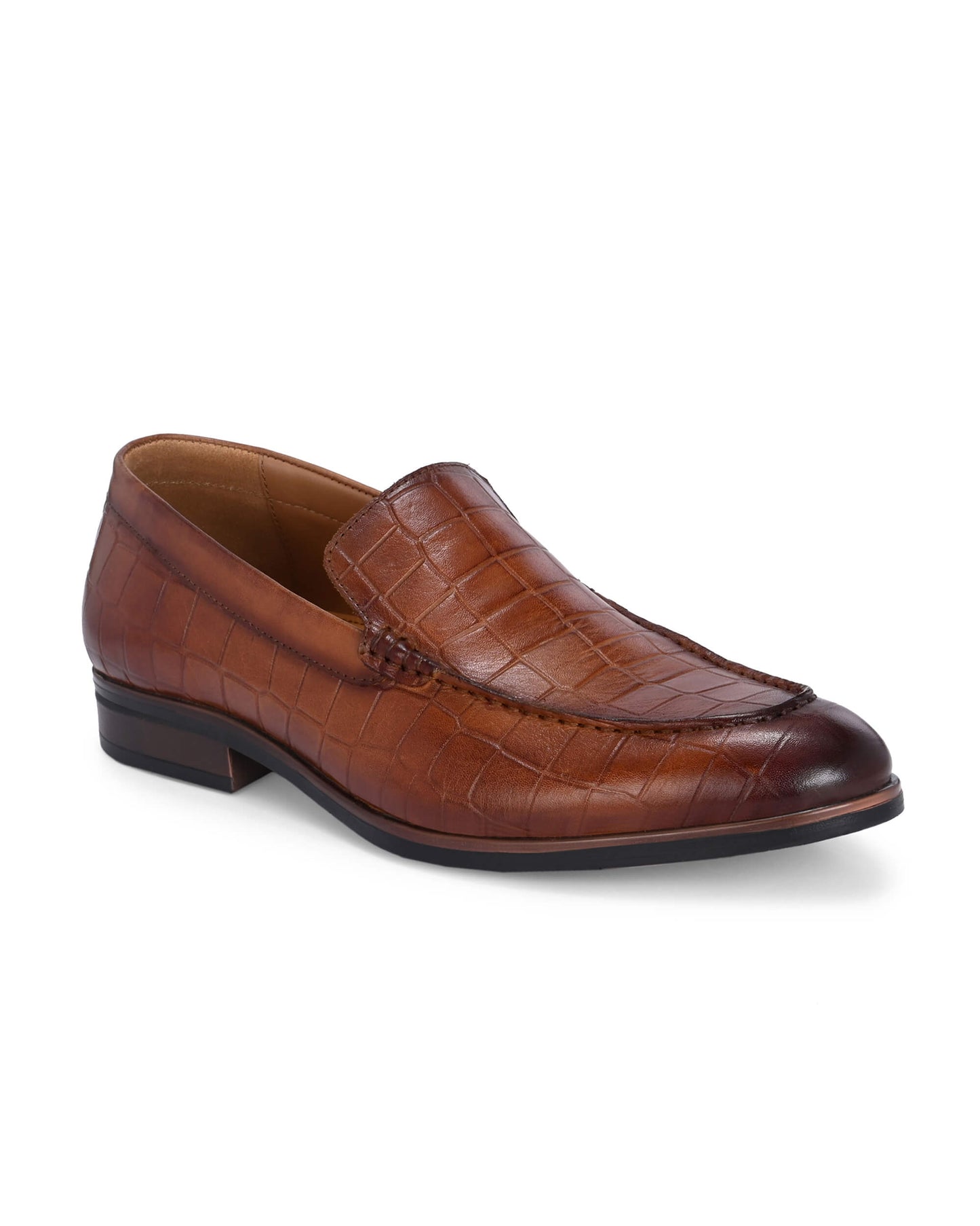 Rome Tan Loafers