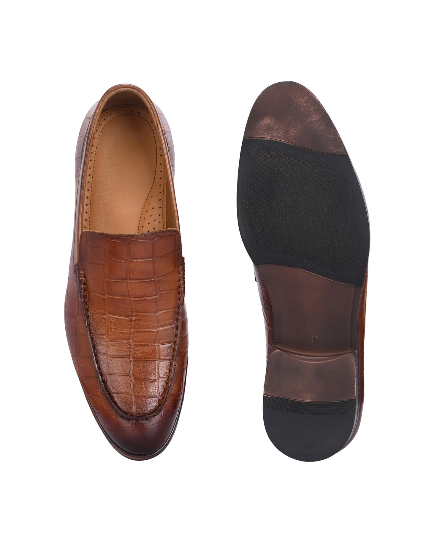 Rome Tan Loafers