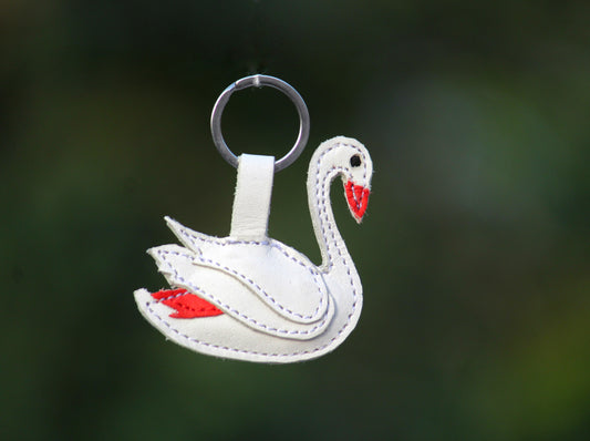 Nesta Swan Bird Key ring