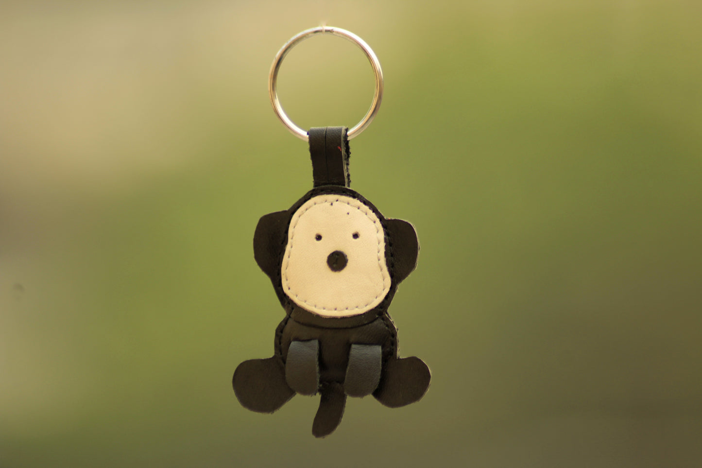 Mysterious Monkey Leather Key Rings.