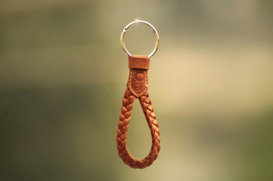 Braided Ninja Leather Key Ring.