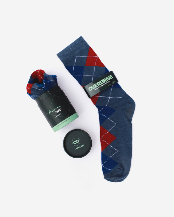 Men's Lime-Guac Breathable Cotton Socks - overdriveshoes