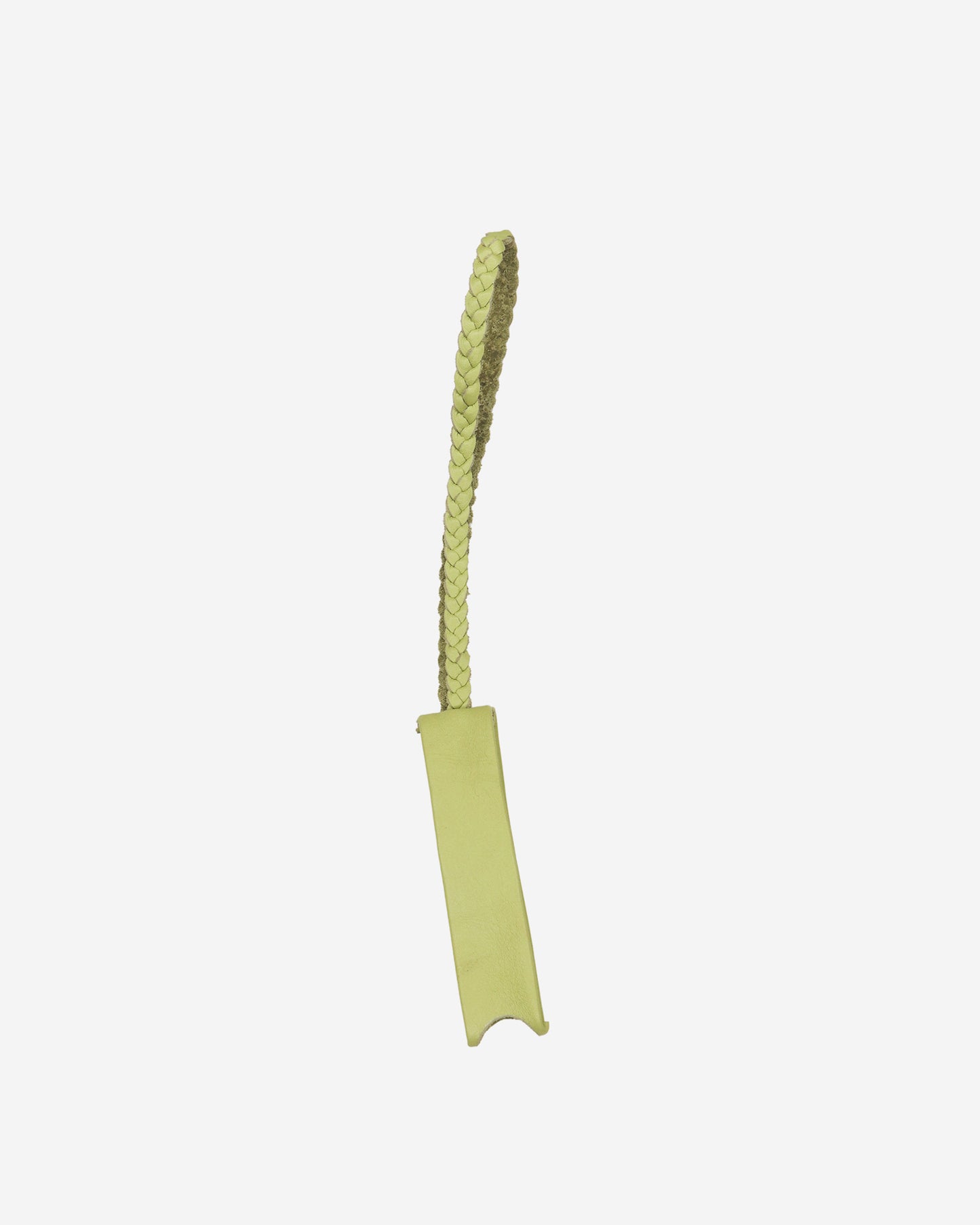 Lime Green Leather Sanitiser Holder