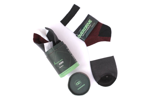 Men's Beetroot-Salsa Designer Cotton Socks