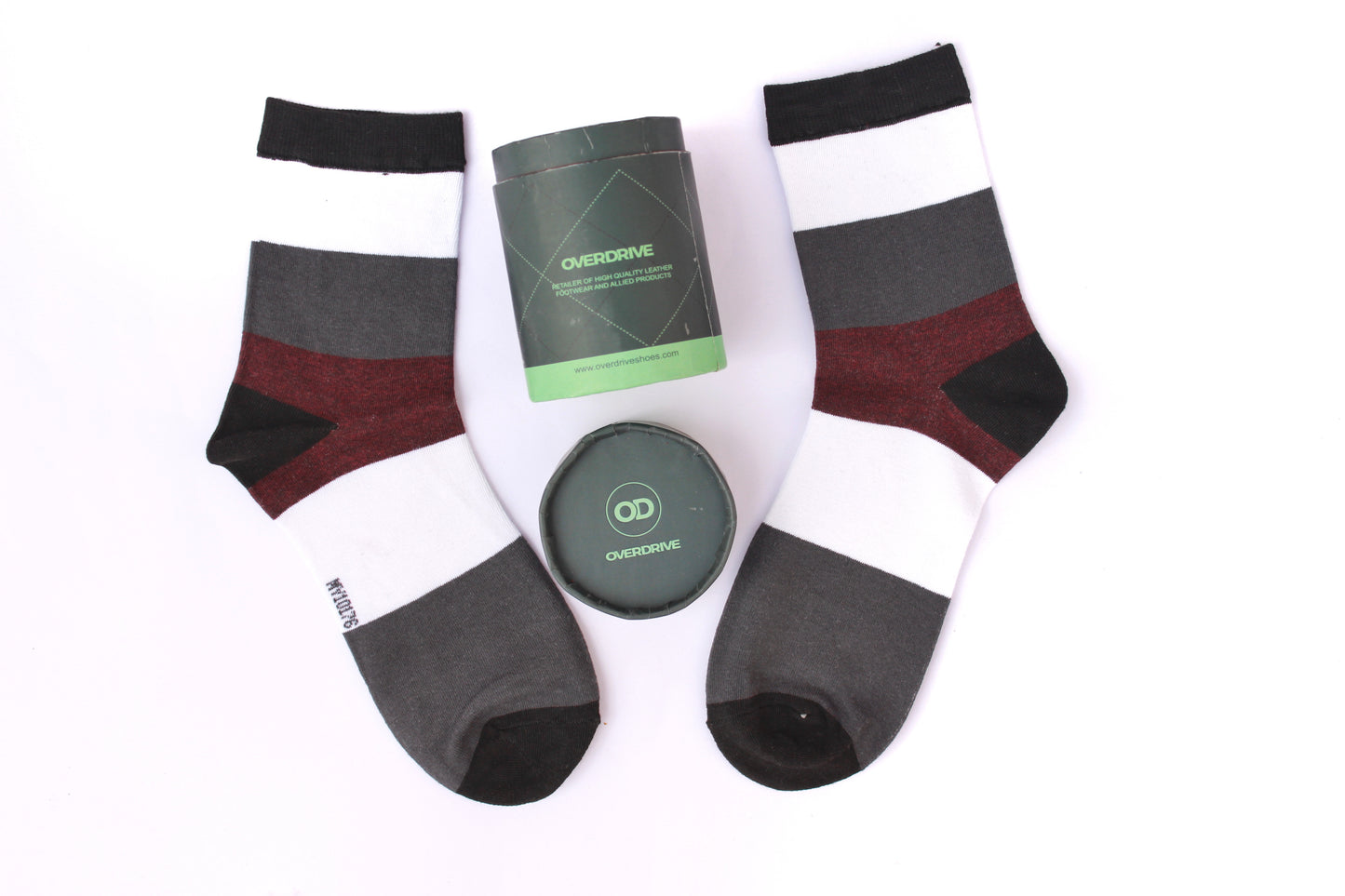 Men's Beetroot-Salsa Designer Cotton Socks