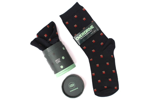 Men's Piri-Piri Designer Breathable Cotton socks